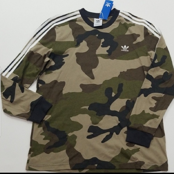 adidas | Shirts | Adidas Originals Camo Long Sleeve Tee | Poshmark